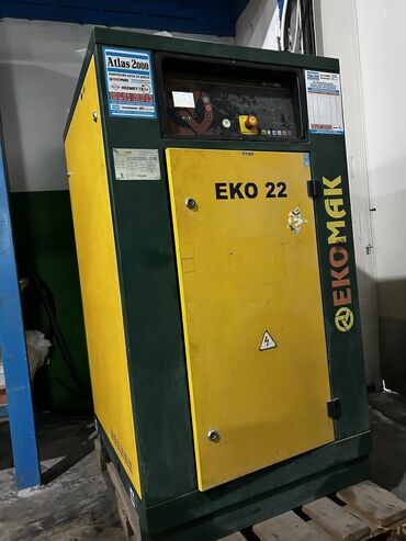 2ci əl otaq qapıları: 22 kw vidalı Ekomak Türkiyə istehsalı hava kompressoru 2-ci əl ama