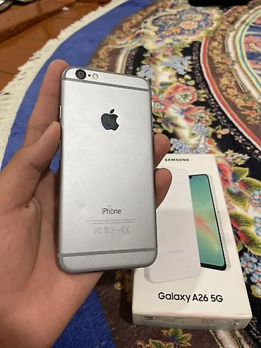 айфог 6: IPhone 6, Б/у, Серебристый, Коробка — 2