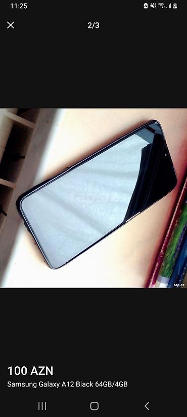 3d scaner: Samsung Galaxy A12, 64 GB, rəng - Qara, Barmaq izi — 2