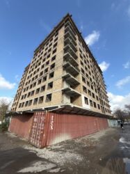 сдаю помещение кызыл аскер: 2 бөлмө, 51 кв. м, Элитка, 5 кабат, ПСО (өзү оңдоп түзөтүп бүтүү үчүн)