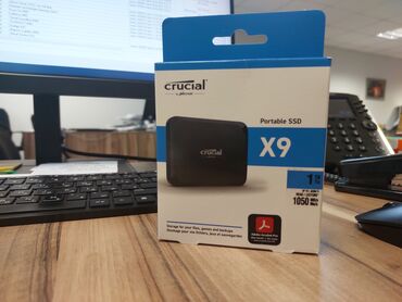 SSD diskləri: Xarici SSD disk Crucial, 1 TB, 2.5", Yeni