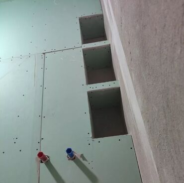 Монтажные работы: Гипсокартонные работы под ключ - Монтаж перегородок на металлическом — 2