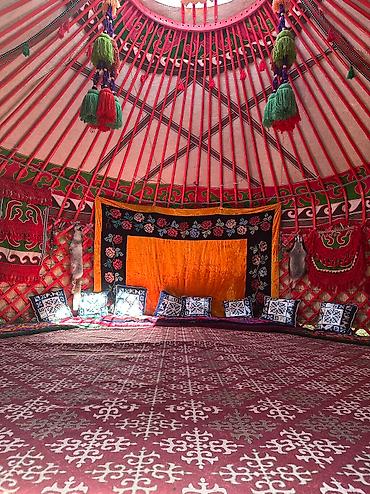 Аренда юрт: Аренда юрты, Каркас Деревянный, 75 баш, Казан, Посуда, Стулья — 2