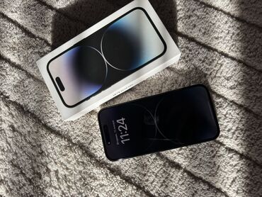 Apple iPhone: IPhone 14 Pro, Б/у, 128 ГБ, Space Gray, Коробка, 83 % — 1