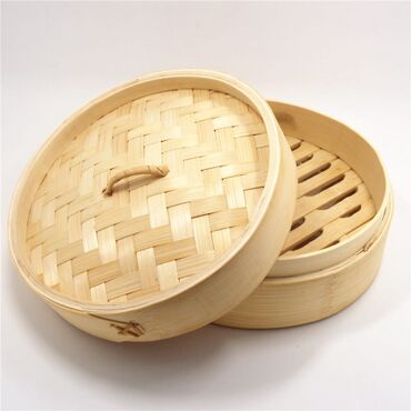 купить эмалированную посуду от производителя: Продаю мантышницы (бамбук) С крышкой цена -1300 сом Без крышки- 1000