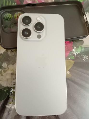 Мобильные телефоны: IPhone 15 Pro, Natural Titanium, Face ID — 9