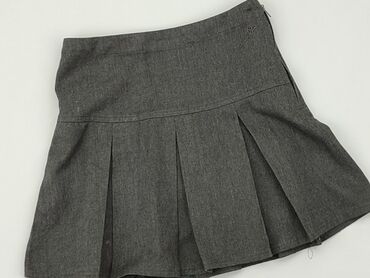 biała spódniczka z zakładkami: Skirt, Next, 5-6 years, 110-116 cm, condition - Good