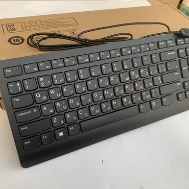 isiqli klaviatura: USB Klaviyatura Lenovo iki ədəddi. Az istifadə olunub, təzə kimidi