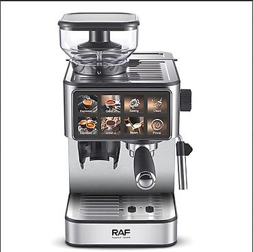 coffee maker: ☕ ПОЛУАВТОМАТИЧЕСКАЯ КОФЕМАШИНА RAF R0206 — ДВОЙНОЙ БОЙЛЕР, 20 BAR — 2