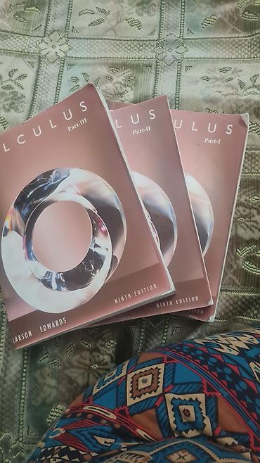 Книги и журналы: Calculus 1,2,3 hər biri 12 man. Barron's, Bədii kitab 3 man — 1