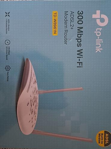 modem router tp link: TP-Link TD-W8961N ADSL2+ Modem Router - 300 Mbps Wi‑Fi sürəti - — 1