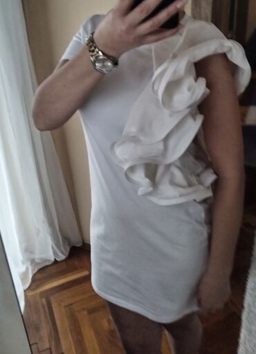 iznajmljivanje haljina laura – слике: S (EU 36), color - White, Short sleeves