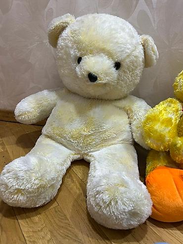 Digər oyuncaqlar: Böyük ölçülü plyuş oyuncaqlar dəsti - Ağ ayı balışı – yumşaq, tüklü — 2