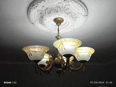 sederek çılçıraq mağazaları: Çılçıraq, 5 lampa, Keramika