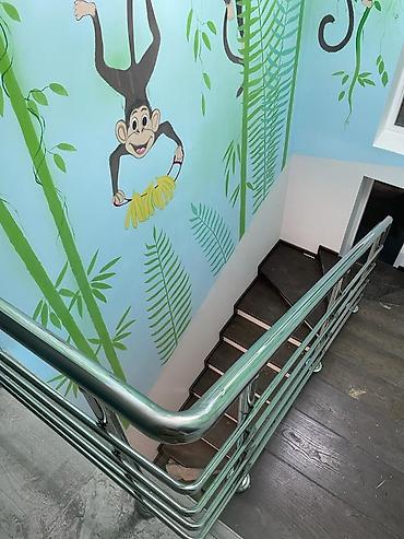 Обшивка лестниц: Перила из нержавеющей стали качественно гарантия — 16