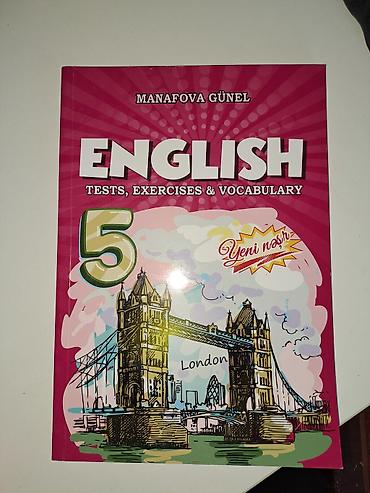 ingilis 5 ci sinif pdf: Məhsul: “English: Tests, Exercises & Vocabulary – 5” (Manafova — 1