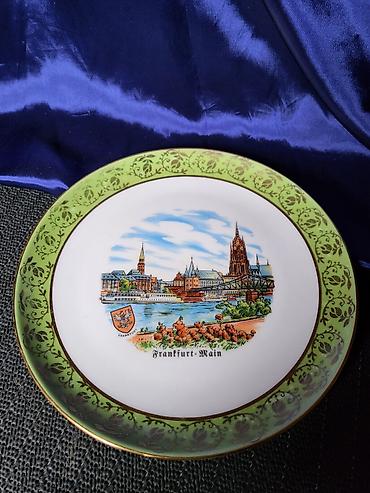 Slike i ramovi: Tanjir za na zid iz 70ih nemacki porcelan. Porcelanski tanjir za na — 7