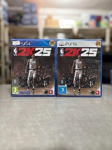 ps2 oyun diskleri: PS4 və PS5 üçün "Nba 2k25" oyun diskləri ✅Taksit kartları (birkart — 1