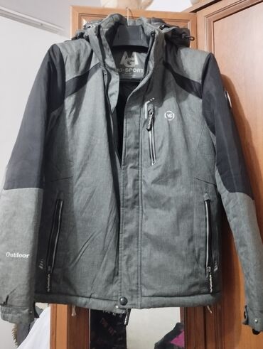 куртка зимняя мужская north face: Куртка цвет - Серый