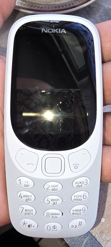 cdma telefonlar: Nokia 3310, 4 GB, цвет - Белый, Кнопочный, Две SIM карты, С документами