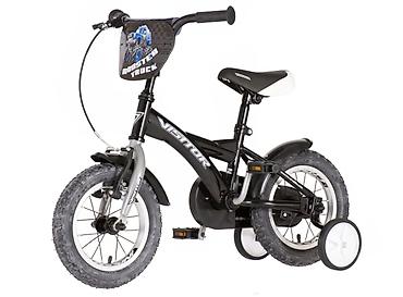 trake za bebe devojcice: Bicikl kids Visitor Truck 12" – crno‑sivi Šifra proizvoda: 112 — 5