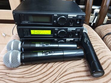 Mikrofonlar: Shure ULXP/SM58 original. GIRILMA - YOXDU 554-590 MHZ 662-698 MHZ