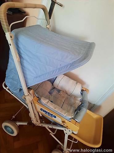 Kolica za bebe: Stara retro Chicco Atlantic decija kolica za bebe - vintage Sipka — 11
