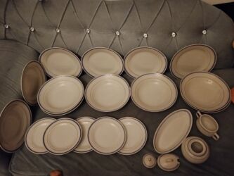 Boşqablar: Boşqablar, 14 ədədli dəst, Şüşə, Rusiya — 9