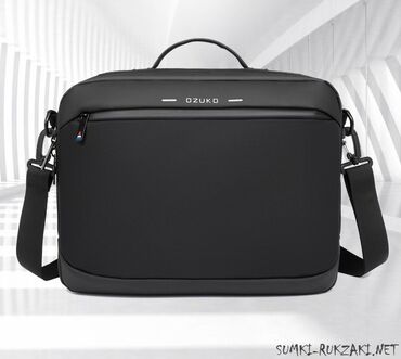сумка для ноутбука и документов: Акция на сумки и рюкзаки от Ozuko -20% Деловая сумка OZUKO черная 9423