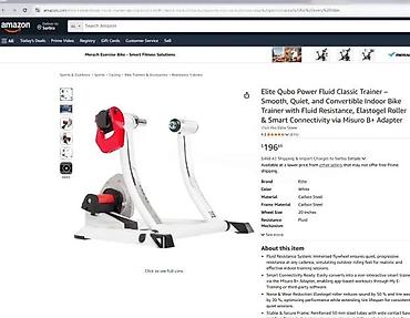 Sobni bicikli: Trenažer za bicikl Elite Qubo Power Fluid - Fluidni (hidraulični) — 6