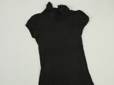 bluzki czarne krótki rękaw: Bluzka Damska, XS, stan - Dobry