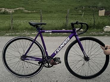 isma typhoon: Фикс-байк Tsunami SNM100 (фиолетовый) - Рама и вилка: алюминий — 1