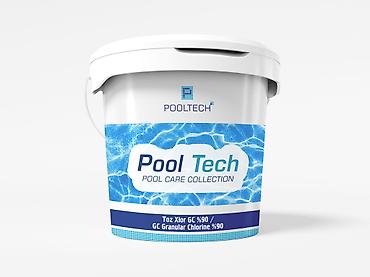 Təmizləyici vasitələr: №: 8028 Məhsulun adı: Hovuz dərmanı, Toz xlor, Pool Tech - 5 kq Brend — 1