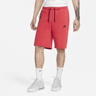 шорты для бега: Мужские шорты, M (EU 38), Nike, Б/у, цвет - Красный, Самовывоз