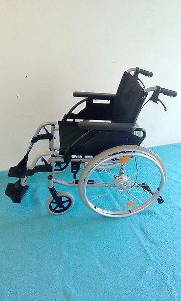 Invalidska kolica: KOLICA, uvoz iz Nemačke, polovnastanje odlično. Širina sedišta je — 2