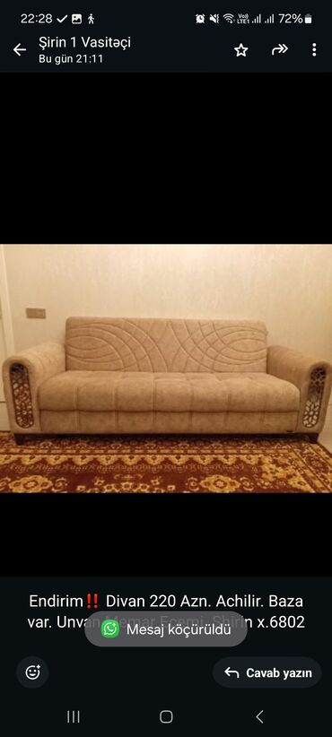 Sifarişlə divanlar: Divan, İşlənmiş, Açılan, Bazalı, Çatdırılma yoxdur lalafo.az -da Sifarişlə divanlar: Divan, İşlənmiş, Açılan, Bazalı, Çatdırılma yoxdur