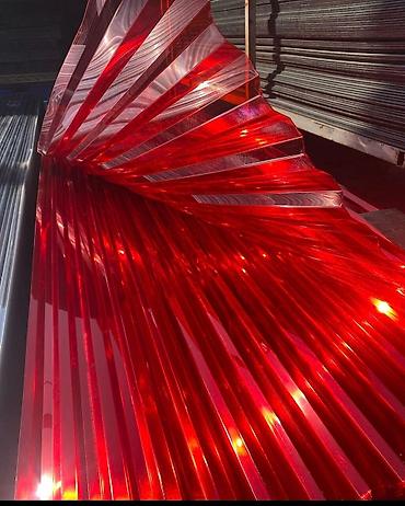 Поликарбонат: Профилированный монолитный поликарбонат 6 метров Разные цвета оптом — 9