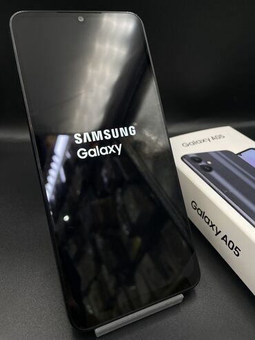 телефон ред: Samsung Galaxy A05, Новый, 128 ГБ, цвет - Синий, 1 SIM, 2 SIM