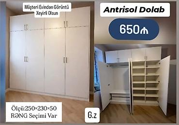laminad: Yeni, 4 qapılı, Siyirməli, Açılan, Düz dolab — 1