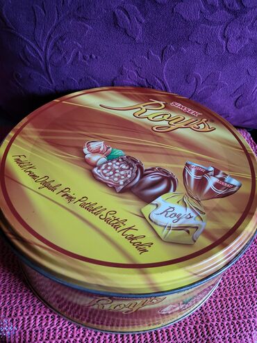 Ostalo posuđe: Metalna ocuvana turska kutija iz 2005g. Visina. 10cm — 5