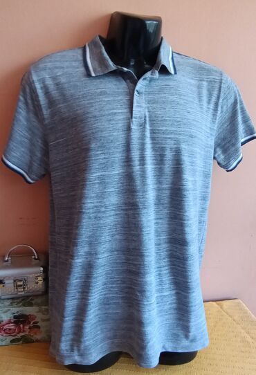 jeftine polo majice: T-shirt M (EU 38), color - Light blue