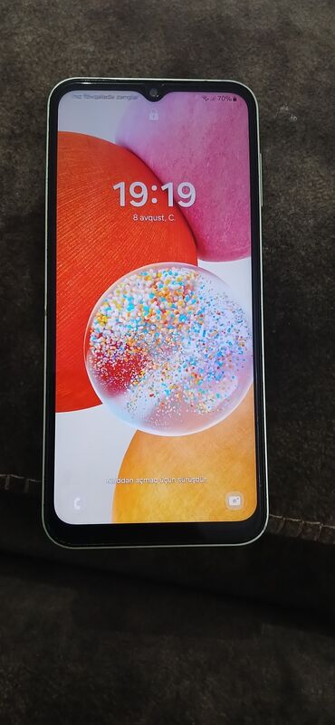 telfon zengleri: Samsung Galaxy A14, цвет - Зеленый, Сенсорный