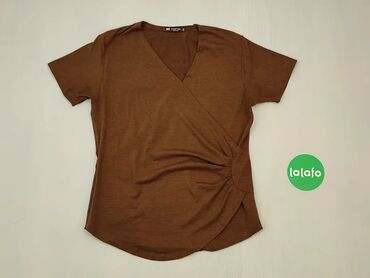 Koszulki: Koszulka 2XL (EU 44), wzór - Jednolity kolor, kolor - Brązowy