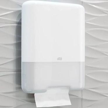 stilsko: Zidni dispenzer za toalet papir jumbo rola + korpa za sanitarni otpad — 7