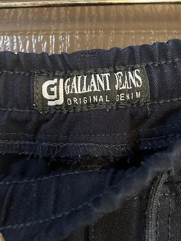 uşaq cins şortları: Gallant Jeans Original Denim markalı qalın uşaq şalvarı. Ölçü 14-15 — 2
