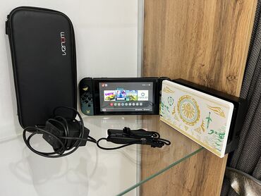 nintendo switch прошитая купить: Nintendo Switch прошитый (чипованные) На 64гб+256гб microSD состояние