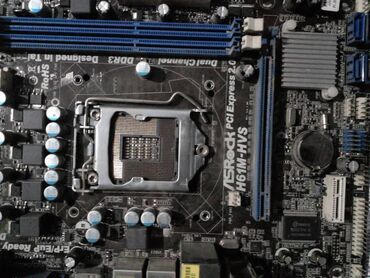 мощный игровой пк: Материнская плата, Б/у, ASRock, LGA1155, Micro-ATX, Для ПК