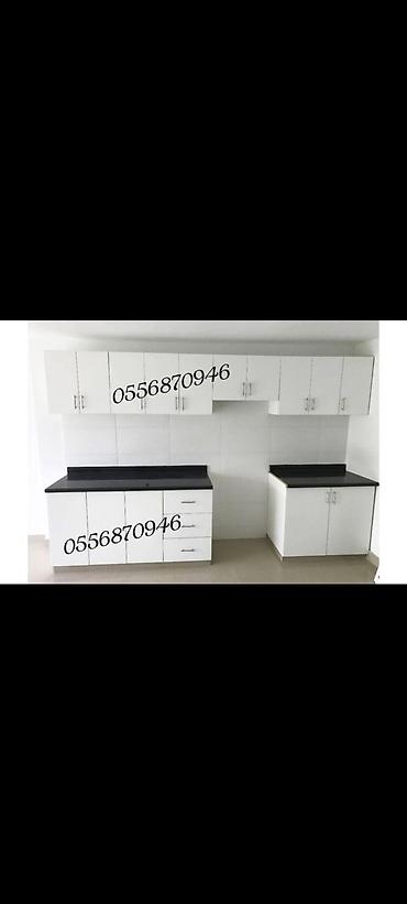 metbex ucun skaf: Sifarişlə mətbəx dəsti, Sadə laminat, Kredit yoxdur, Pulsuz çatdırılma — 4
