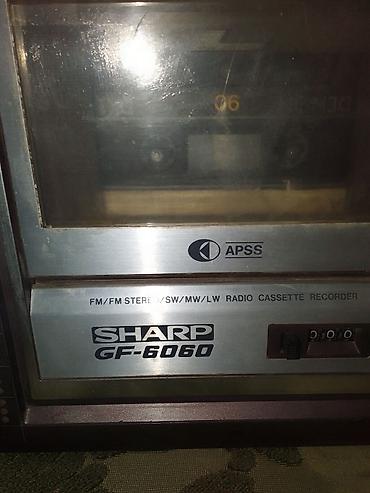 machine: Sharp GF-6060 radio-kaset yazıcı - FM/FM Stereo, SW (qısa dalğa), MW — 3