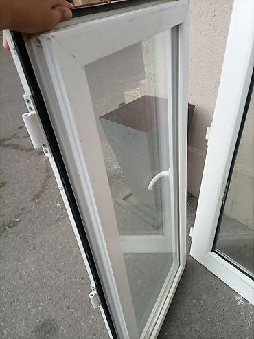 plasdik qapi pencere: PVC plastik pəncərə qapağı (açılan), iki bölməli şüşə paketlə — 2